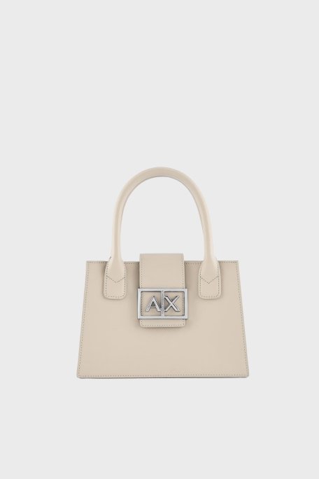 Armani Exchange Logolu Çıkarılabilir Askılı Bayan Çanta XW000306 AF12039 U1095 BEJ - 1
