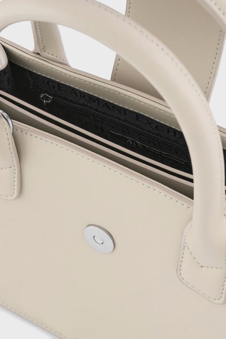 Armani Exchange Logolu Çıkarılabilir Askılı Bayan Çanta XW000306 AF12039 U1095 BEJ - 7