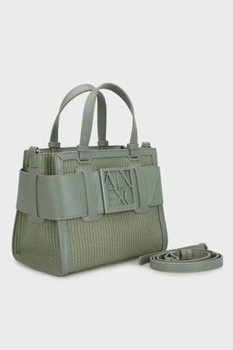 Armani Exchange Logolu Çıkarılabilir Askılı Bayan Çanta XW000392 AF13673 U7231 HAKİ - 5