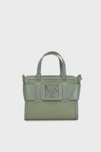 Armani Exchange Logolu Çıkarılabilir Askılı Bayan Çanta XW000392 AF13673 U7231 HAKİ - 8