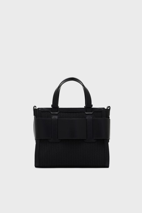 Armani Exchange Logolu Çıkarılabilir Askılı Bayan Çanta XW000392 AF13673 UC001 SİYAH - 3