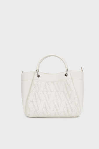 Armani Exchange Logolu Çıkarılabilir Askılı Bayan Çanta XW000393 AF13679 U0002 BEYAZ - 2
