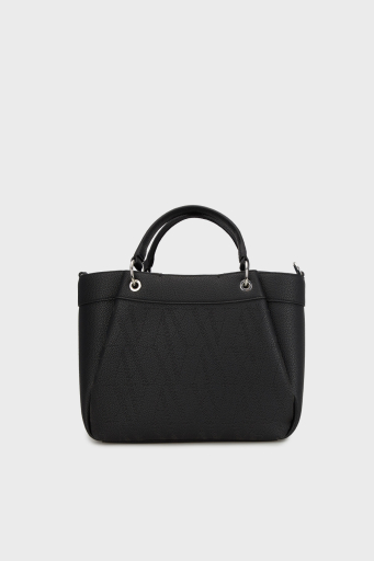 Armani Exchange Logolu Çıkarılabilir Askılı Bayan Çanta XW000393 AF13679 UC001 SİYAH - 2