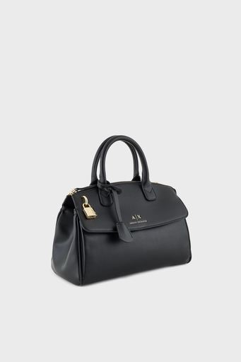 Armani Exchange Logolu Çıkarılabilir Askılı Bayan Çanta XW000395 AF12040 UC001 SİYAH - 12