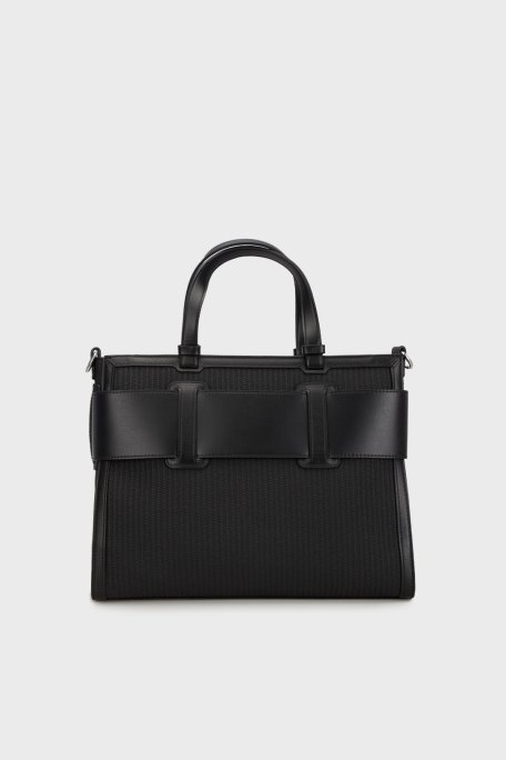 Armani Exchange Logolu Çıkarılabilir Askılı Bayan Çanta XW000920 AF13673 UC001 SİYAH - 2