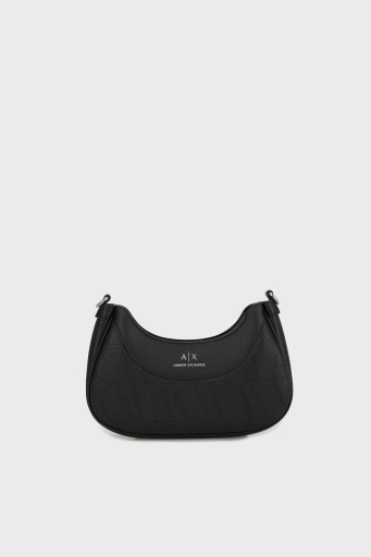 Armani Exchange Logolu Çıkarılabilir Askılı Bayan Çanta XW000925 AF13679 UC001 SİYAH - 1