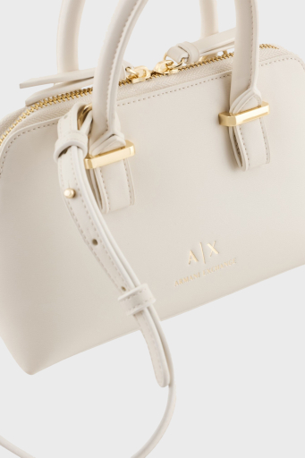 Armani Exchange Logolu Çıkarılabilir Askılı Bayan Çanta XW000938 AF13686 U1074 EKRU - 11