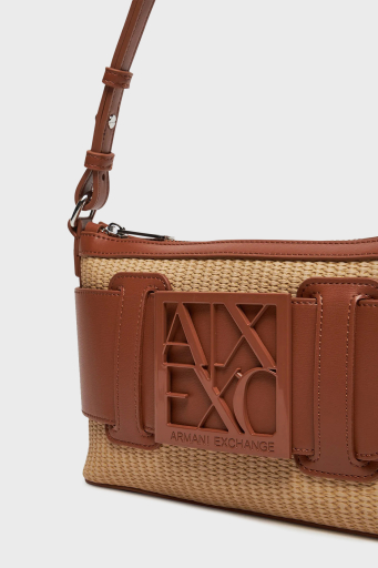Armani Exchange Logolu Çıkarılabilir Omuz Askılı Bayan Çanta XW000921 AF13673 U6164 VİSKİ - 9