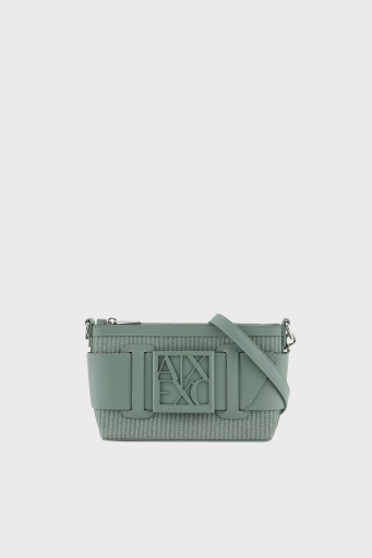 Armani Exchange Logolu Çıkarılabilir Omuz Askılı Bayan Çanta XW000921 AF13673 U7231 HAKİ - 1