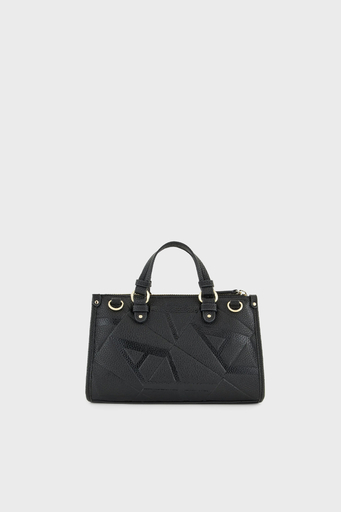 Armani Exchange Logolu Çıkarılabilir Omuz Askılı Küçük Bayan Çanta 949187 4F784 19921 SİYAH - 3