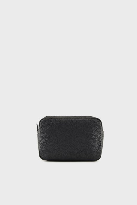 Armani Exchange Logolu Çıkarılabilir Tutma Saplı Kozmetik Erkek Çanta 958542 CC828 00020 SİYAH - 2