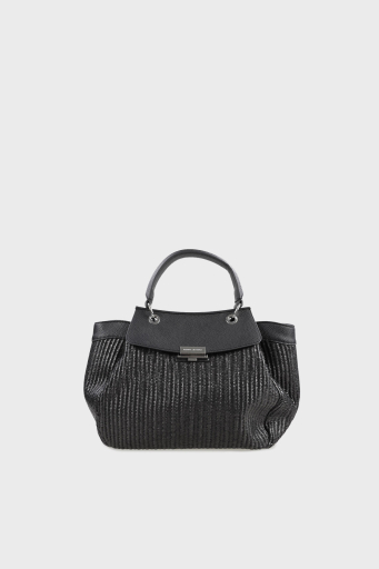 Armani Exchange Logolu Çkarılabilir Askılı Bayan Çanta XW000394 AF12579 MC105 SİYAH - 1