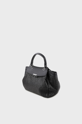 Armani Exchange Logolu Çkarılabilir Askılı Bayan Çanta XW000394 AF12579 MC105 SİYAH - 3