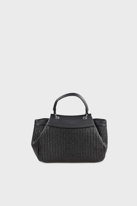 Armani Exchange Logolu Çkarılabilir Askılı Bayan Çanta XW000394 AF12579 MC105 SİYAH - 2