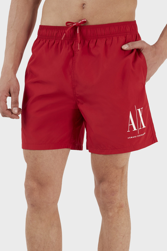 Armani Exchange Logolu Deniz Şortu Cepli Erkek Mayo Short 953034 CC623 32574 KIRMIZI - 3