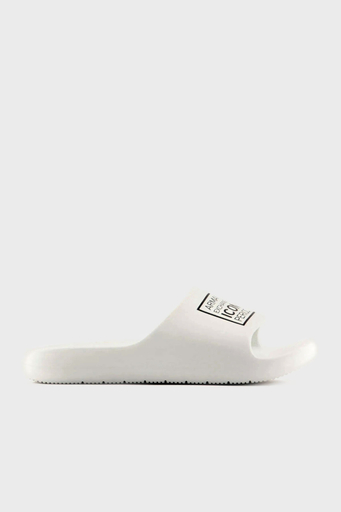 Armani Exchange Logolu Düz Erkek Terlik XUP012 XV675 01015 BEYAZ - 1
