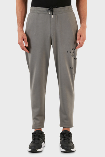 Armani Exchange Logolu Elastik Bel Bantlı Regular Fit Pamuklu Jogger Erkek Pantolon 6LZPAS ZJBWZ 1979 GRİ - 2