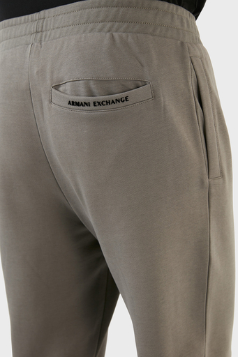 Armani Exchange Logolu Elastik Bel Bantlı Regular Fit Pamuklu Jogger Erkek Pantolon 6LZPAS ZJBWZ 1979 GRİ - 6
