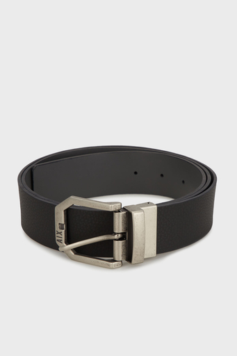 Armani Exchange Logolu Erkek Kemer XM000614 AF12713 MC041 SİYAH-GRİ - 1