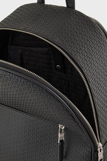 Armani Exchange Logolu Erkek Sırt Çantası XM000156 AF11928 UC001 SİYAH - 4