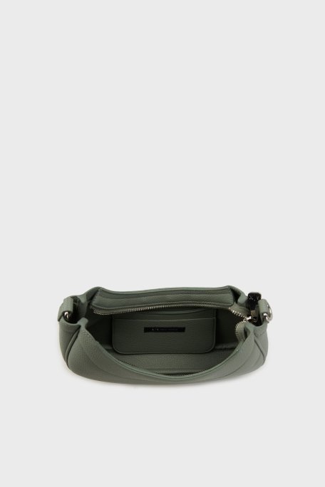 Armani Exchange Logolu Fermuarlı Çıkarılabilir Askılı Bayan Çanta 942883 CC783 U7231 HAKİ - 8