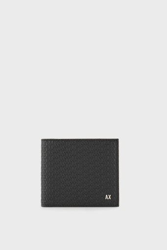 Armani Exchange Logolu Hakiki Deri Erkek Cüzdan 958097 4R847 00020 SİYAH - 1