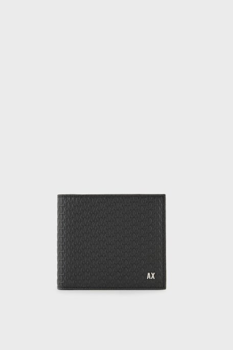 Armani Exchange Logolu Hakiki Deri Erkek Cüzdan 958097 4R847 00020 SİYAH - 1
