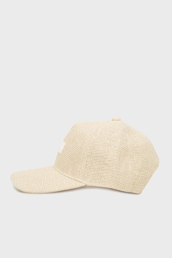 Armani Exchange Logolu Hasır Bayan Şapka 944210 4R111 09651 BEJ - 3