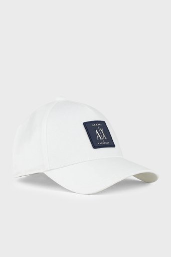 Armani Exchange Logolu Pamuklu Erkek Şapka 954219 CC812 00010 BEYAZ - 1