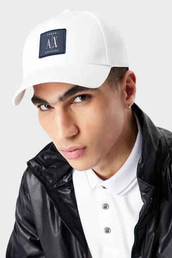 Armani Exchange Logolu Pamuklu Erkek Şapka 954219 CC812 00010 BEYAZ - 2