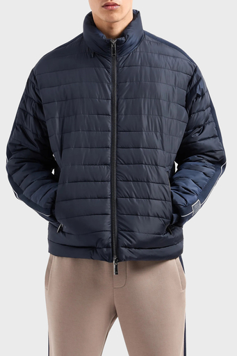Armani Exchange Logolu Regular Fit Dik Yaka Erkek Mont 6DZB37 ZN4XZ 1510 LACİVERT - 1