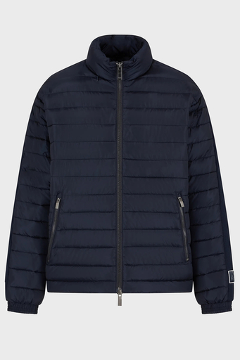 Armani Exchange Logolu Regular Fit Dik Yaka Erkek Mont 6DZB37 ZN4XZ 1510 LACİVERT - 5