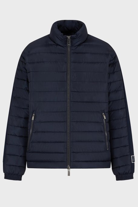Armani Exchange Logolu Regular Fit Dik Yaka Erkek Mont 6DZB37 ZN4XZ 1510 LACİVERT - 5