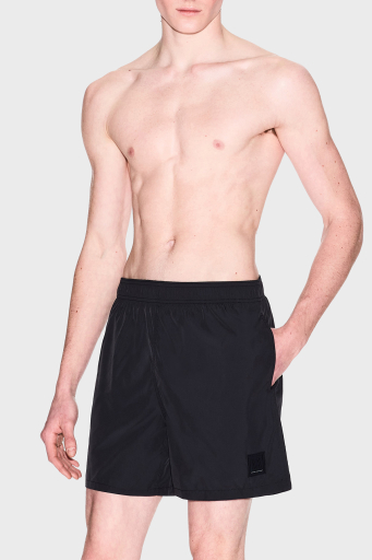 Armani Exchange Logolu Regular Fit Normal Bel Erkek Mayo Short XM000812 AF13556 UC001 SİYAH - 1