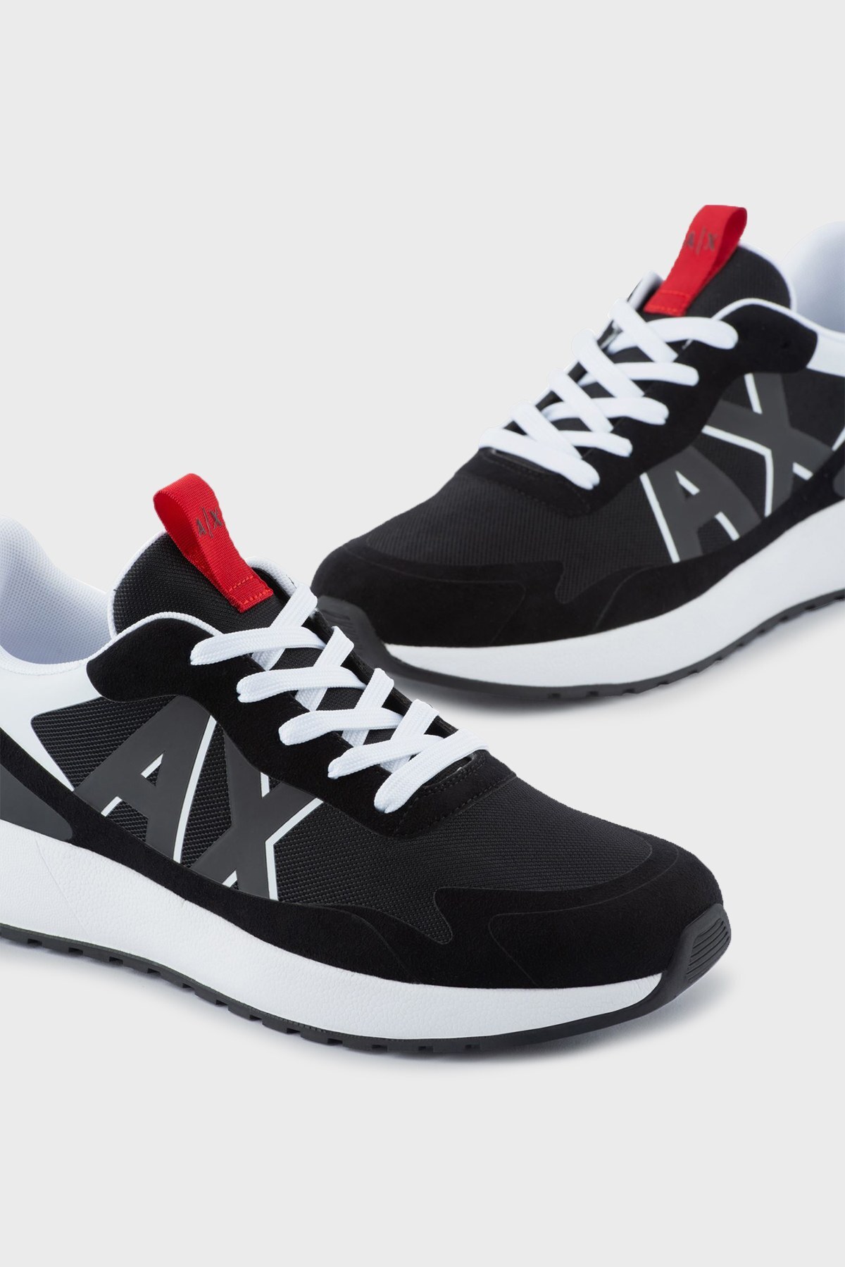 Armani Exchange Logolu Sneaker Erkek Ayakkabı XUX114 XV514 K001 SİYAH