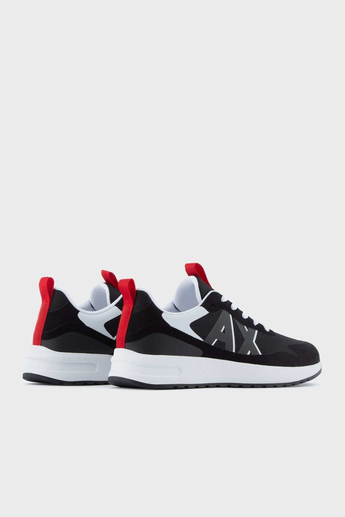 Armani Exchange Logolu Sneaker Erkek Ayakkabı XUX114 XV514 K001 SİYAH