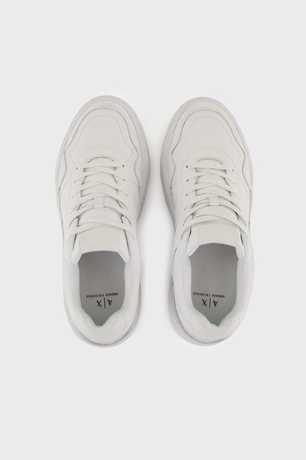 Armani Exchange Logolu Sneaker Erkek Ayakkabı XUX219 XV857 01015 BEYAZ - 3