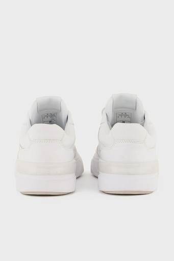 Armani Exchange Logolu Sneaker Erkek Ayakkabı XUX219 XV857 01015 BEYAZ - 4