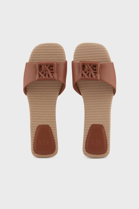 Armani Exchange Logolu Tek Bantlı Bayan Terlik XDP055 XV921 01816 CAMEL - 3
