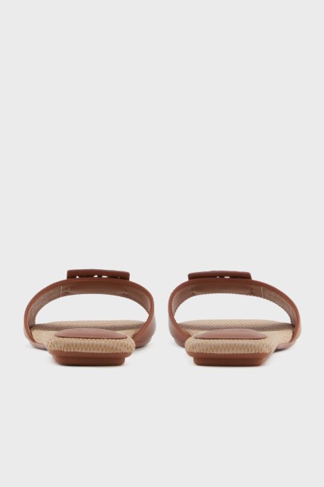 Armani Exchange Logolu Tek Bantlı Bayan Terlik XDP055 XV921 01816 CAMEL - 5