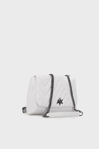 Armani Exchange Logolu Zincir Askılı Bayan Çanta 942853 2F745 00010 BEYAZ - 2