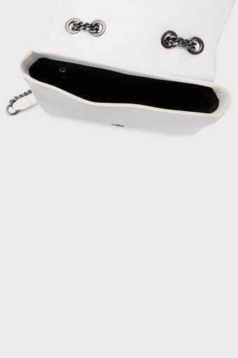 Armani Exchange Logolu Zincir Askılı Bayan Çanta 942853 2F745 00010 BEYAZ - 4