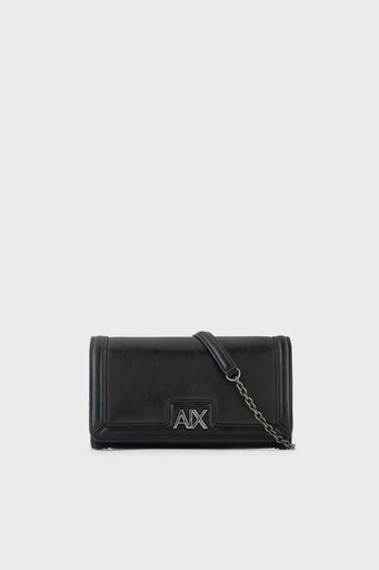 Armani Exchange Logolu Zincir Askılı Bayan Çanta 948564 4R701 00020 SİYAH - 1