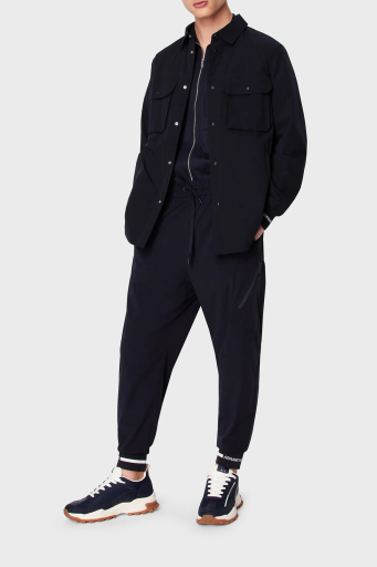 Armani Exchange Loose Fit Çift Cepli Erkek Gömlek 3DZCL7 ZN3FZ 1583 LACİVERT - 2