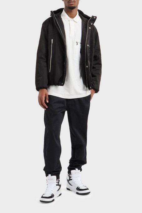 Armani Exchange Oversize Fit Cepli Kapüşonlu Erkek Mont XM000035 AF10324 UC001 SİYAH - 2
