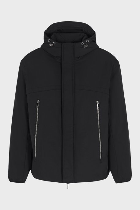 Armani Exchange Oversize Fit Cepli Kapüşonlu Erkek Mont XM000035 AF10324 UC001 SİYAH - 5