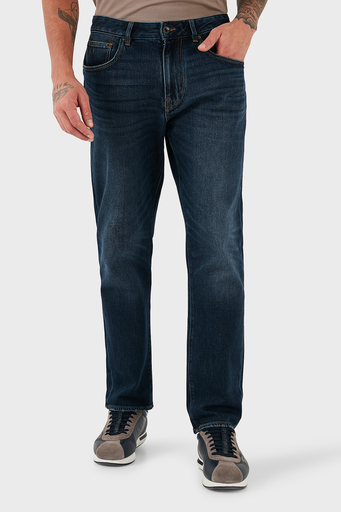 Armani Exchange Pamuk Karışımlı Slim Fit Normal Bel Jeans Erkek Kot Pantolon 6DZJ13 Z1ZQZ 1500 LACİVERT - 1
