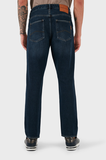 Armani Exchange Pamuk Karışımlı Slim Fit Normal Bel Jeans Erkek Kot Pantolon 6DZJ13 Z1ZQZ 1500 LACİVERT - 8
