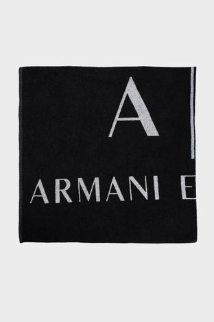Armani Exchange - Armani Exchange Pamuklu 150 x 100 cm Erkek Plaj Havlusu 953046 3R601 00020 SİYAH