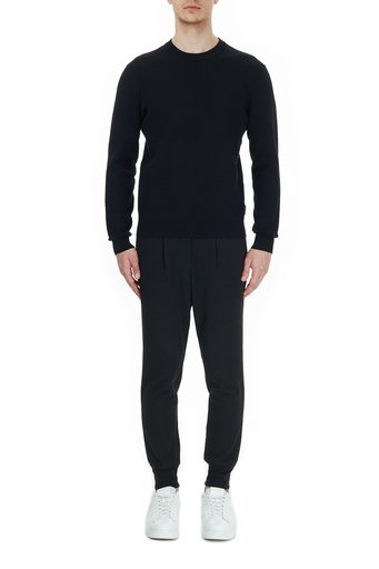 Armani Exchange Pamuklu Bisiklet Yaka Triko Erkek Kazak 6HZM3D ZMU8Z 1200 SİYAH - 5